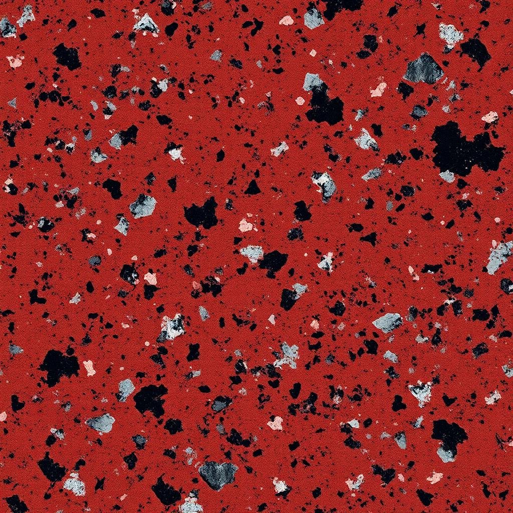 Dark Red Aswan Granite slab — polished Egyptian red granite surface