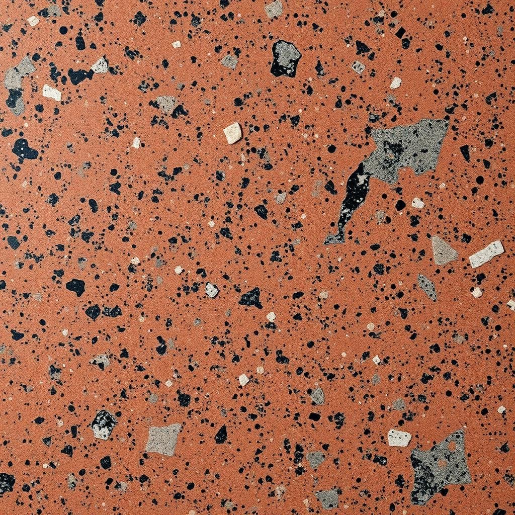 Red Nefertiti Granite slab — polished Egyptian red granite surface