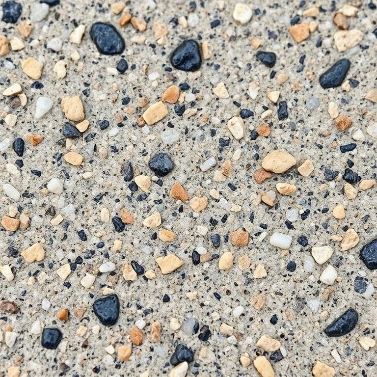 Tumbled Egyptian granite finish — close-up surface texture